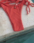 Tulip Push Up Bikini Top / Orange