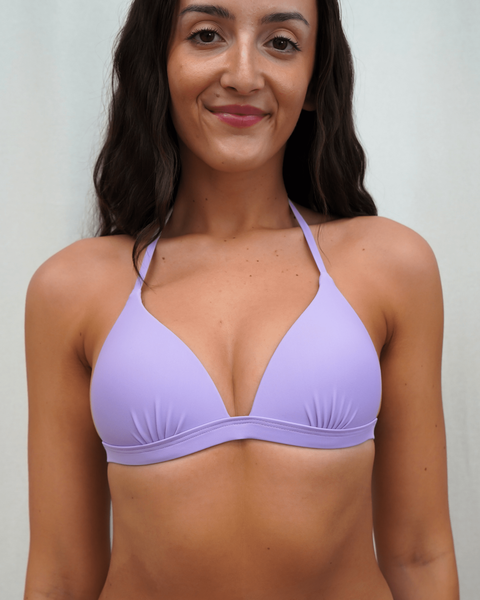 Buttercup Push Up Bikini Top / Lilac - Flatbaby Swimwear